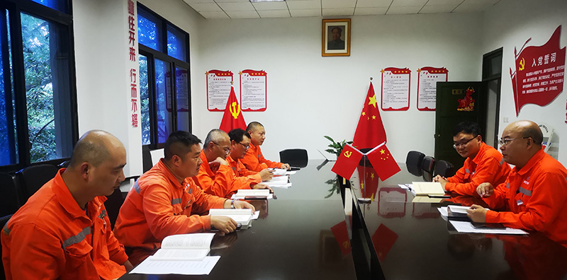 弘旭電儀防腐處積極開展黨史學(xué)習教育(圖1)