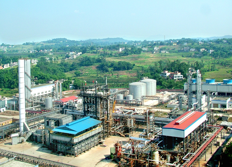 瀘天化40萬(wàn)噸／年甲醇、10萬(wàn)噸／年二甲醚建設(shè)工程(圖1)