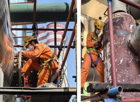 弘旭團(tuán)總支青年突擊隊(duì)“戰(zhàn)高溫，斗酷暑”